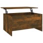 vidaXL Couchtisch Räuchereiche 80x55,5x41,5 cm Holzwerkstoff vidaXL Couchtisch Räuchereiche 80x55,5x41,5 cm Holzwerkstoff