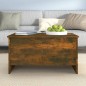 vidaXL Couchtisch Räuchereiche 80x55,5x41,5 cm Holzwerkstoff vidaXL Couchtisch Räuchereiche 80x55,5x41,5 cm Holzwerkstoff