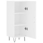 vidaXL Sideboard Weiß 34,5x34x90 cm Holzwerkstoff vidaXL Sideboard Weiß 34,5x34x90 cm Holzwerkstoff