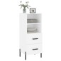 vidaXL Sideboard Weiß 34,5x34x90 cm Holzwerkstoff vidaXL Sideboard Weiß 34,5x34x90 cm Holzwerkstoff