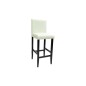 Barhocker 4 Stk. Weiß Kunstleder Barhocker 4 Stk. Weiß Kunstleder