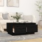 vidaXL Couchtisch Schwarz 80x50x35 cm Massivholz Kiefer vidaXL Couchtisch Schwarz 80x50x35 cm Massivholz Kiefer