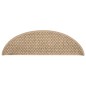 vidaXL Treppenmatten Selbstklebend Sisal-Optik 15 Stk. 56x17x3 cm Sand vidaXL Treppenmatten Selbstklebend Sisal-Optik 15 Stk. 56x17x3 cm Sand