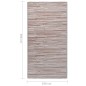 vidaXL Outdoor-Teppich Braun 190x290 cm PP vidaXL Outdoor-Teppich Braun 190x290 cm PP