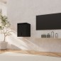 vidaXL Wandschrank Schwarz 30x30x40 cm Massivholz Kiefer vidaXL Wandschrank Schwarz 30x30x40 cm Massivholz Kiefer