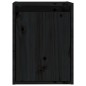 vidaXL Wandschrank Schwarz 30x30x40 cm Massivholz Kiefer vidaXL Wandschrank Schwarz 30x30x40 cm Massivholz Kiefer