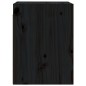 vidaXL Wandschrank Schwarz 30x30x40 cm Massivholz Kiefer vidaXL Wandschrank Schwarz 30x30x40 cm Massivholz Kiefer
