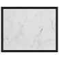 vidaXL Konsolentisch Weiß 50x40x40 cm Hartglas vidaXL Konsolentisch Weiß 50x40x40 cm Hartglas