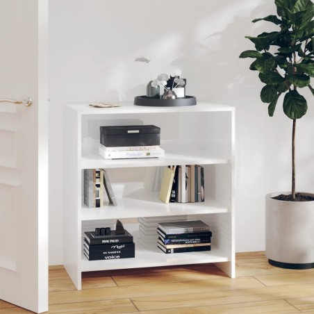 vidaXL Sideboard Hochglanz-Weiß 70x40,5x75 cm Holzwerkstoff