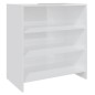 vidaXL Sideboard Hochglanz-Weiß 70x40,5x75 cm Holzwerkstoff vidaXL Sideboard Hochglanz-Weiß 70x40,5x75 cm Holzwerkstoff