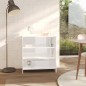 vidaXL Sideboard Hochglanz-Weiß 70x40,5x75 cm Holzwerkstoff vidaXL Sideboard Hochglanz-Weiß 70x40,5x75 cm Holzwerkstoff
