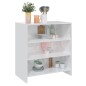 vidaXL Sideboard Hochglanz-Weiß 70x40,5x75 cm Holzwerkstoff vidaXL Sideboard Hochglanz-Weiß 70x40,5x75 cm Holzwerkstoff