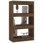 vidaXL Bücherregal/Raumteiler Braun Eichen-Optik 60x30x103 cm vidaXL Bücherregal/Raumteiler Braun Eichen-Optik 60x30x103 cm