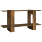 vidaXL Bücherregal Räuchereiche 100x30x51 cm Holzwerkstoff vidaXL Bücherregal Räuchereiche 100x30x51 cm Holzwerkstoff