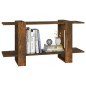 vidaXL Bücherregal Räuchereiche 100x30x51 cm Holzwerkstoff vidaXL Bücherregal Räuchereiche 100x30x51 cm Holzwerkstoff