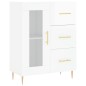 vidaXL Sideboard Hochglanz-Weiß 69,5x34x90 cm Holzwerkstoff vidaXL Sideboard Hochglanz-Weiß 69,5x34x90 cm Holzwerkstoff