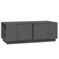 vidaXL Couchtisch Grau 110x50x40 cm Massivholz Kiefer vidaXL Couchtisch Grau 110x50x40 cm Massivholz Kiefer