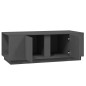 vidaXL Couchtisch Grau 110x50x40 cm Massivholz Kiefer vidaXL Couchtisch Grau 110x50x40 cm Massivholz Kiefer