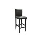 Barset Bartisch mit 4 Barhockern Schwarz Barset Bartisch mit 4 Barhockern Schwarz