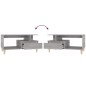 vidaXL Couchtisch Grau Sonoma 90x49x45 cm Holzwerkstoff vidaXL Couchtisch Grau Sonoma 90x49x45 cm Holzwerkstoff
