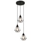 vidaXL Deckenleuchte mit Diamant-Design Schwarz 3 x E27 Glühbirnen vidaXL Deckenleuchte mit Diamant-Design Schwarz 3 x E27 Glühbirnen