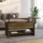 vidaXL Couchtisch Braun Eichen-Optik 80x50x40 cm Holzwerkstoff vidaXL Couchtisch Braun Eichen-Optik 80x50x40 cm Holzwerkstoff