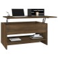 vidaXL Couchtisch Braun Eichen-Optik 80x50x40 cm Holzwerkstoff vidaXL Couchtisch Braun Eichen-Optik 80x50x40 cm Holzwerkstoff