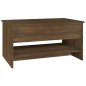 vidaXL Couchtisch Braun Eichen-Optik 80x50x40 cm Holzwerkstoff vidaXL Couchtisch Braun Eichen-Optik 80x50x40 cm Holzwerkstoff