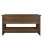 vidaXL Couchtisch Braun Eichen-Optik 80x50x40 cm Holzwerkstoff vidaXL Couchtisch Braun Eichen-Optik 80x50x40 cm Holzwerkstoff