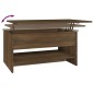 vidaXL Couchtisch Braun Eichen-Optik 80x50x40 cm Holzwerkstoff vidaXL Couchtisch Braun Eichen-Optik 80x50x40 cm Holzwerkstoff