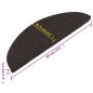 vidaXL Stufenmatten Selbstklebend 10 Stk. Schwarz 65x22,5x3,5 cm vidaXL Stufenmatten Selbstklebend 10 Stk. Schwarz 65x22,5x3,5 cm
