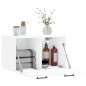vidaXL Wandschrank Weiß 60x36,5x35 cm Holzwerkstoff vidaXL Wandschrank Weiß 60x36,5x35 cm Holzwerkstoff