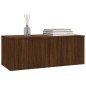 vidaXL TV-Schrank Braun Eichen-Optik 80x34x30 cm Holzwerkstoff vidaXL TV-Schrank Braun Eichen-Optik 80x34x30 cm Holzwerkstoff