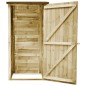 vidaXL Garten-Geräteschuppen Kiefernholz Imprägniert 88x76x175 cm vidaXL Garten-Geräteschuppen Kiefernholz Imprägniert 88x76x175 cm