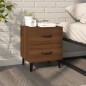 vidaXL Nachttisch Braun Eichen-Optik 40x35x47,5 cm vidaXL Nachttisch Braun Eichen-Optik 40x35x47,5 cm