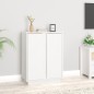 vidaXL Sideboard Weiß 60x35x80 cm Massivholz Kiefer vidaXL Sideboard Weiß 60x35x80 cm Massivholz Kiefer