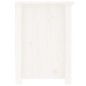 vidaXL TV-Schrank Weiß 103x36,5x52 cm Massivholz Kiefer vidaXL TV-Schrank Weiß 103x36,5x52 cm Massivholz Kiefer