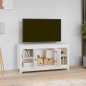 vidaXL TV-Schrank Weiß 103x36,5x52 cm Massivholz Kiefer vidaXL TV-Schrank Weiß 103x36,5x52 cm Massivholz Kiefer