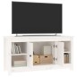 vidaXL TV-Schrank Weiß 103x36,5x52 cm Massivholz Kiefer vidaXL TV-Schrank Weiß 103x36,5x52 cm Massivholz Kiefer