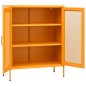 vidaXL Lagerschrank Senfgelb 80x35x101,5 cm Stahl vidaXL Lagerschrank Senfgelb 80x35x101,5 cm Stahl