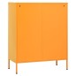 vidaXL Lagerschrank Senfgelb 80x35x101,5 cm Stahl vidaXL Lagerschrank Senfgelb 80x35x101,5 cm Stahl