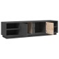 vidaXL TV-Schrank Grau 156x40x40 cm Massivholz Kiefer