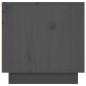 vidaXL TV-Schrank Grau 156x40x40 cm Massivholz Kiefer