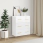 vidaXL Sideboard Hochglanz-Weiß 69,5x34x90 cm Holzwerkstoff vidaXL Sideboard Hochglanz-Weiß 69,5x34x90 cm Holzwerkstoff