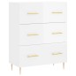 vidaXL Sideboard Hochglanz-Weiß 69,5x34x90 cm Holzwerkstoff vidaXL Sideboard Hochglanz-Weiß 69,5x34x90 cm Holzwerkstoff