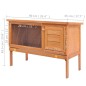 Kaninchenstall Kleintierhaus Hasenstall 1 Ebene Holz Kaninchenstall Kleintierhaus Hasenstall 1 Ebene Holz