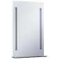 vidaXL Badezimmer-Wandspiegel mit LED und Ablage 60x80 cm vidaXL Badezimmer-Wandspiegel mit LED und Ablage 60x80 cm