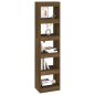 vidaXL Bücherregal/Raumteiler Braun Eichen-Optik 40x30x166 cm vidaXL Bücherregal/Raumteiler Braun Eichen-Optik 40x30x166 cm