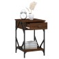 vidaXL Nachttische 2 Stk. Braun Eichen-Optik 40x42x60 cm Holzwerkstoff vidaXL Nachttische 2 Stk. Braun Eichen-Optik 40x42x60 cm Holzwerkstoff