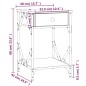 vidaXL Nachttische 2 Stk. Braun Eichen-Optik 40x42x60 cm Holzwerkstoff vidaXL Nachttische 2 Stk. Braun Eichen-Optik 40x42x60 cm Holzwerkstoff